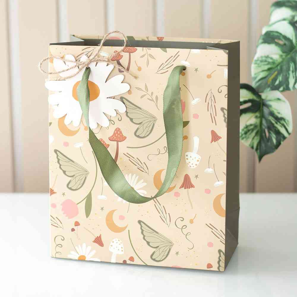 Something Different - 23cm Medium Fairy Folklore Print Geschenktasche - Mehrfarben